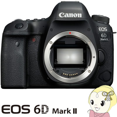 【エントリーで当店全品最大P5倍 5/17 10時~5/20 9:59】キャノン デジタル一眼レフカメラ EOS 6D Mark II ボディ【KK9N0D18P】