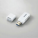 ■［特徴］■USB3.0に対応し、高速データ転送を実現するメモリカードリーダです。 ■USB3.0に対応したパソコンに接続した場合、デジカメからパソコンへ直接転送するより約9倍速くデータ転送可能です。 ■アダプタを使用せずに29種類のメディアを読み書き可能で、アダプタを使用すればさらに5種類のメディアを読み書きできます。 ■SDXCメモリーカードやSDHCメモリーカード、PRO HIGH SPEED SDメモリーカードなど高速版のメディアに対応しています。 ■携帯電話やスマートフォンの多くに採用されているmicroSDカードも、アダプタなしでそのまま挿し込み可能です。 ■メディアへのアクセス状態がわかるLEDランプを装備しています。 ■パソコンへそのまま接続できるスティックタイプです。 ■USBコネクタ部にはゴミやほこりの浸入を防ぐキャップが付いています。使用時に紛失しやすいキャップは、「キャップ紛失防止機能」により、本体後部に取り付け可能です。 ■携帯に便利なストラップホールを装備しています。※本製品にストラップは付属していません。 ■外部電源を必要としないUSBバスパワー駆動です。 ■USB3.0(スーパースピード)、USB2.0(ハイスピード)対応機器でもそのまま使用可能です。 ■Macintoshにも対応しています。≪商品の概要≫■インターフェイス：USB3.0(USB2.0インターフェース接続時は、USB2.0互換で動作)■最大転送速度：USB3.0スーパースピード/5Gbps(理論値)、USB2.0ハイスピード/480Mbps(理論値)■コネクタ形状：USB[A](オス)x1■スロット数：2■対応メディア(SDメモリカード)：SD(HighSpeed,ProHighSpeed,Class2,4,6,10)、Wii・DSi用、SDHC(Class2,4,6,10,UHS-I,UHS-II)、SDXC(UHS-I)/miniSD、miniSDHC (Class2,4,6)※/TransFlash、microSD(UHS-I)、microSDHC(Class2,4,6,10)、microSDXC(※)別途専用アダプタ必要■対応メディア(マルチメディアカード)：MMC、MMC4.0、セキュアMMC、RS-MMC、RS-MMC4.0/MMC micro※(※)別途専用アダプタ必要■対応OS：Windows10、Windows 8.1、Windows 7、Windows Vista、Windows XP、Macintosh OS X 10.11 ※各OSの最新バージョンへのアップデートや、サービスパックのインストールが必要になる場合があります。■カラー：ホワイト■外形寸法：約幅71.0×奥行21.7×高さ10.0mm■重量：約12g■電源電圧：5V■動作環境：温度5〜40℃、湿度30〜80%(結露なきこと)■保証期間：6カ月■付属品：ユーザーズマニュアル×1（注)仕様は予告無く変更される場合があります。メーカーのホームページもご確認下さい。