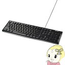 【5/1限定エントリーで当店全品最大P7倍】有線キーボード バッファロー スタンダード USB接続 US English配列 BSKBU100ENBK【KK9N...