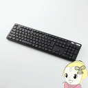 【5/1限定エントリーで当店全品最大P7倍】エレコム 無線キーボード 薄型 メンブレン式 抗菌 フルサイズ ブラック TK-FDM110TKBK【KK9N0D1...