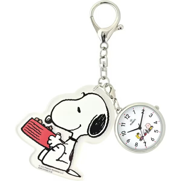 スヌーピー 時計 ピーナッツ ダイカットアクリルキーチェーン ウォッチ PNT035-4EAT【KK9N0D18P】