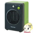 【6/5は期間限定クーポン発行】【在庫あり】ミニセラミックファンヒーター 300W テクノス TEKNOS グリーン TS-311【KK9N0D18P】