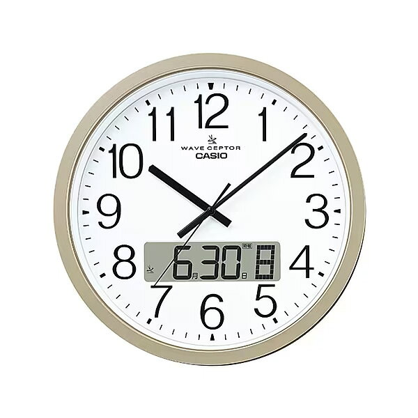 掛け時計 掛時計 IC-4100J-9JF アナログ表示 液晶日付表示 電波時計 カシオ CASIO【KK9N0D18P】 [3]