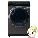 【最大4000円OFFクーポン発行 4/24 20時~4/25 23:59迄】[予約]ドラム式洗濯乾燥機【標準設置費込】 AQUA アクア 右開き 洗濯12kg/乾燥6kg まっ直ぐドラム2.0 シルキーブラック AQW-DX12P-RK ぎおん【KK9N0D18P】