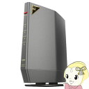 【最大4000円OFFクーポン発行 5/9 20時~5/10 23:59】Wi-Fiルーター BUFFALO Wi-Fi 6(11ax)対応 トライバンド 2401 2401 573Mbps AirStation チタニウムグレー WSR-5400XE6【KK9N0D18P】