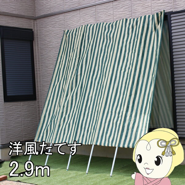 【11/25限定クーポン発行】リビングアウトシリーズ 洋風たてす V 2.9m グリーン TAN-925-29 オーニング 日除けシェード 目隠し【KK9N0D18P】