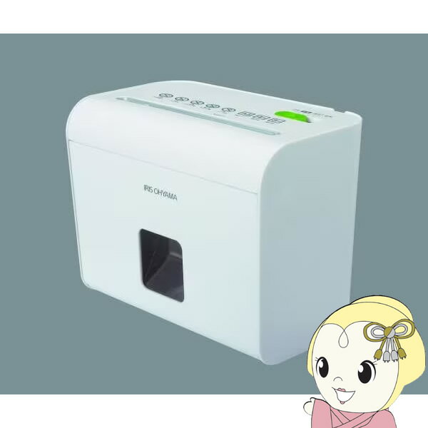 【11/25限定クーポン発行】細密ホームシュレッダー アイリスオーヤマ 卓上タイプ コンパクト クロスカ..