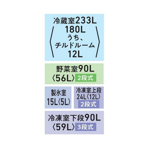 TOSHIBA（東芝）『冷蔵庫VEGETA452L（GR-W450GT）』