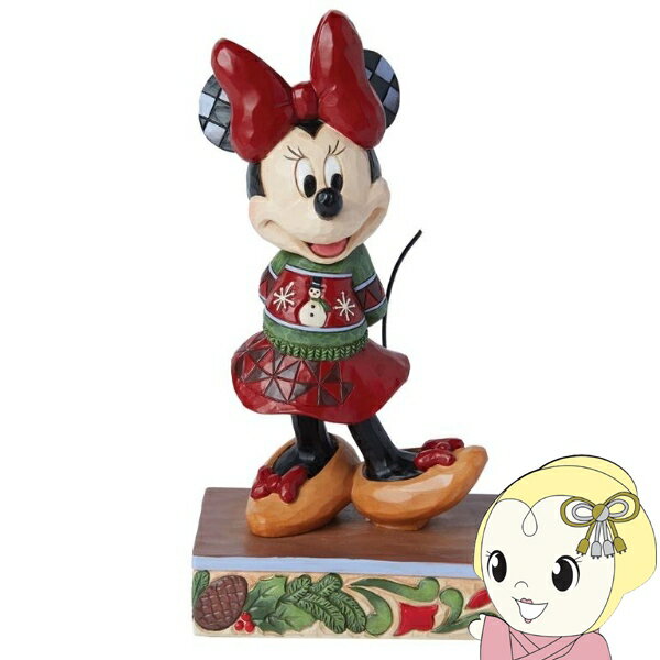 【12/1限定エントリーで当店全品最大P7倍】enesco エネスコ クリスマスセーターを着たミニー フィギュア 6015003【KK9N0D18P】