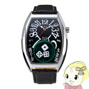 【在庫あり】メンズ腕時計 フランク三浦 キングマカオ Gamble Watch ギャンブルウォッチ ブラック レザーバンド FMT102-SVBK【KK9N0D...