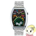 【在庫あり】メンズ腕時計 フランク三浦 キングマカオ Gamble Watch ギャンブルウォッチ メタルバンド レインボーブラック FMT102-SVCRMB...