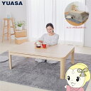 【5/18はダイヤモンド会員限定当店全品最大P8倍】こたつ ユアサプライムス こたつテーブル 長方形 リビングこたつ 120×80cm ニコロ120E(NA) ...