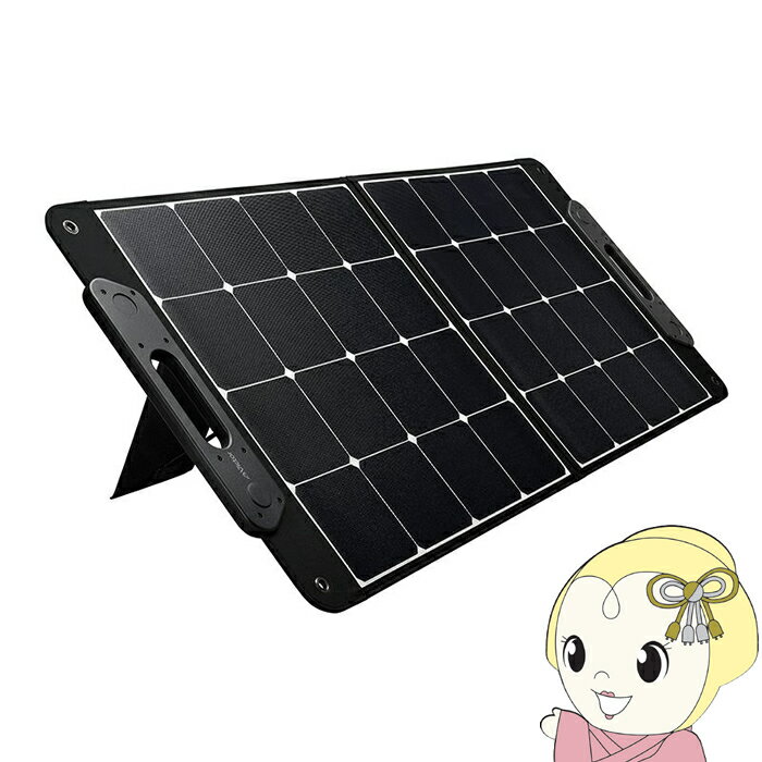 【11/25限定クーポン発行】Victor ビクター BH-SV100 ポータブルソーラーパネル 折り畳み式 最大100W アウトドア 非常用【KK9N0D18...