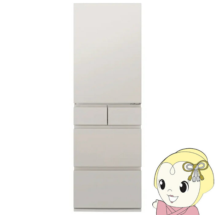 【11/20限定クーポン発行】[予約 約1-2週間以降]冷蔵庫 【標準設置費込】 Panasonic パナソニック 450L 5ドア 右開き マットライトベージュ NR-E45RY2-C ぎおん【KK9N0D18P】