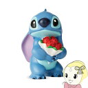 enesco エネスコ フィギュア バラの花束とスティッチ ディズニーフィギュア 6002186【KK9N0D18P】