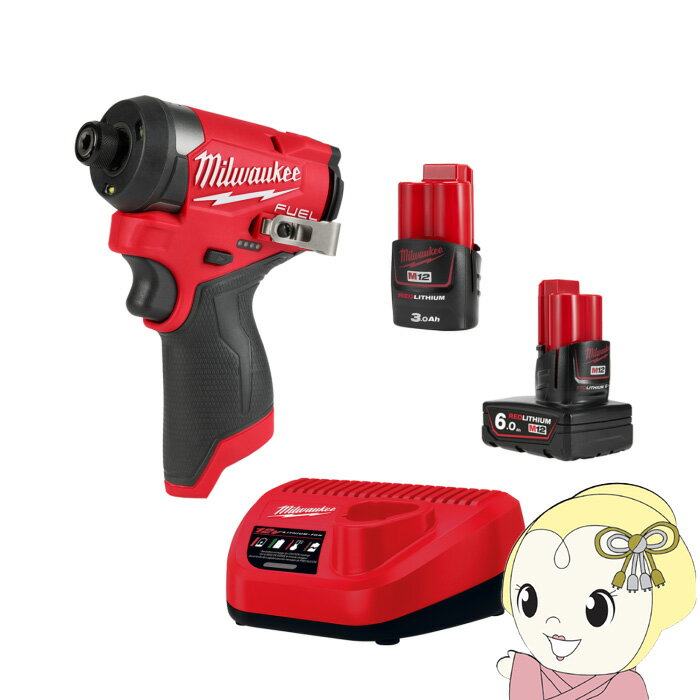 【11/1限定エントリーで当店全品最大P7倍】ミルウォーキー M12 FUEL インパクトドライバー M12充電器、..