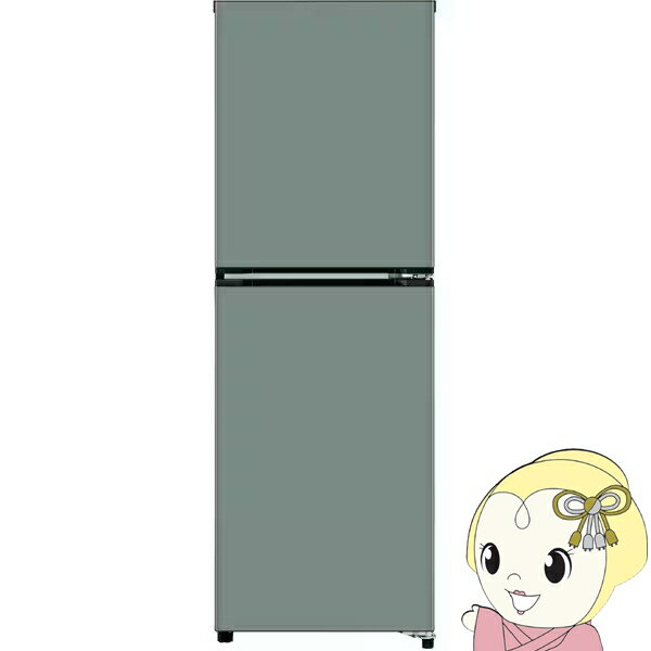 【11/20限定クーポン発行】[予約 約1週間以降]冷蔵庫 AQUA アクア 160L 幅48cm 右開き 2ドア SIMPLE＋シリーズ モスグレー AQR-16A-G【KK9N0D18P】