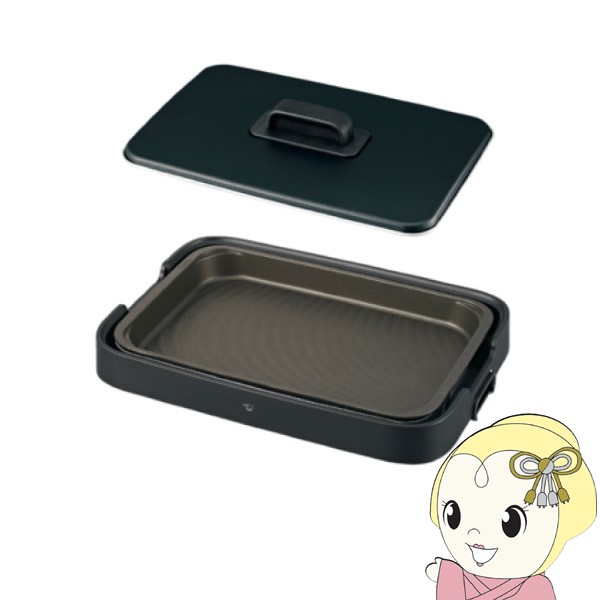 ■　象印(ZOJIRUSHI)　■ホットプレート EA-KC10 BA（ブラック）◆　主な特長　◆●「焼く」から「煮る」まで料理のレパートリーが広がる深さ3．5cm「深型プレート」●丈夫で長持ち　耐久性が高い「遠赤トリプルチタンセラミックコートの深型プレート」●かるくセットできる「カチッと温度調節プラグ」◆　主な仕様　◆消費電力（W）1300外形寸法 幅×奥行×高さ（約cm）48×33×14プレート内寸 幅×奥行×深さ（約cm）深型プレート：40.8×27.3×3.5本体質量（約kg）4.0簡易商品仕様シリーズ名：やきやき（象印）ブランド名：象印マホービンメーカー型番：EA-KC10-BA代表カラー：ブラック発売年月日：2026/7/1付属プレート：ホットプレート付きカラー：ブラック発売年月日（テキスト）：2026年7月1日