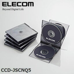 ELECOM(エレコム) Blu-ray/DVD/CDケース（標準/PS/4枚収納） CCD-JSCNQ5CBK【KK9N0D18P】