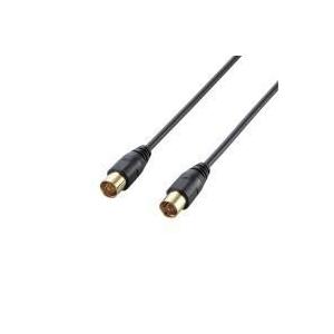 乐天商城 - 【5/10は期間限定クーポン発行】【在庫限り】AV-ATSS100BK ELECOM エレコム ストレート-ストレート 地デジ/BS/CS対応アンテナケーブル 10m 【KK9N0D18P】