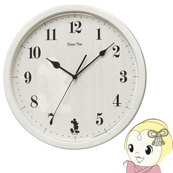 セイコークロック 掛け時計 ミッキーマウス アナログ ミッキー&フレンズ Disney Time ディズニータイム アイボリー FW577A【KK9N0D18P】