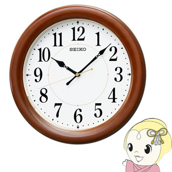 【4/18限定 ダイヤモンド会員はエントリーで当店全品最大P8倍】セイコークロック SEIKO 木製 夜光 電波 掛け時計 自動点灯 電波 アナログ 夜でも見える 茶 木地 KX204B【KK9N0D18P】 【4/18限定 ダイヤモンド会員はエントリーで当店全品最大P8倍】セイコークロック SEIKO 木製 夜光 電波 掛け時計 自動点灯 電波 アナログ 夜でも見える 茶 木地 KX204B【KK9N0D18P】