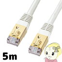 【5/10は期間限定クーポン発行】サンワサプライ カテゴリ7LANケーブル 5m KB-T7-05WN【KK9N0D18P】