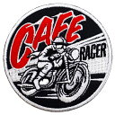 【アパレルスタッフセレクト】ワッペン バイク カフェレーサー CAFE RACER ROCKERS ロッカーズ アイロン アップリケ わっぺん アイロンで簡単貼り付け