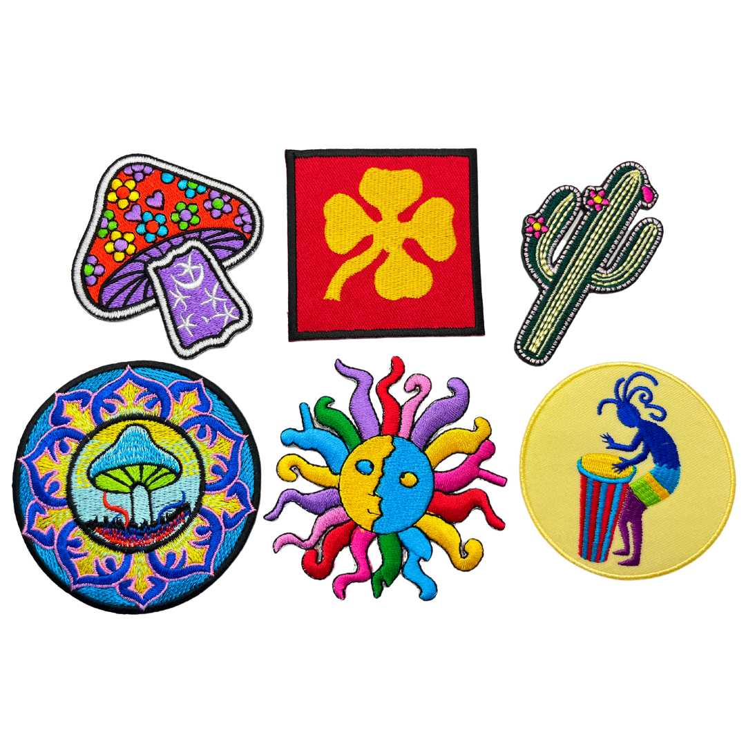 お得なワッペン6点セット【アパレルスタッフセレクト】 ワッペン アップリケ わっぺん SET セット売り ..