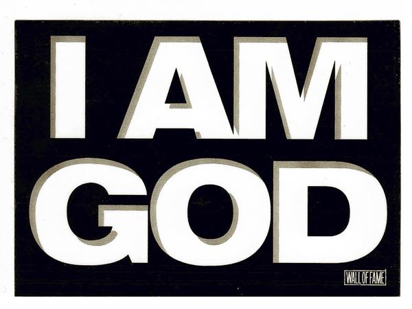 I AM GOD i am god ステッカー シール ウ