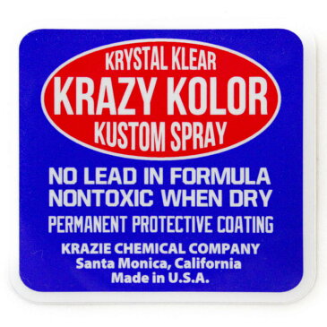 ステッカー アメカジ シール KRAZY KOLOR メッセージステッカー 防水ステッカー デコレーション 1000円以上お買い上げでゆうパケット便送料無料【クリアランスセール開催中 全品ポイント2倍 割引クーポン発行】