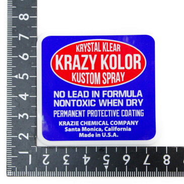 ステッカー アメカジ シール KRAZY KOLOR メッセージステッカー 防水ステッカー デコレーション 1000円以上お買い上げでゆうパケット便送料無料【クリアランスセール開催中 全品ポイント2倍 割引クーポン発行】