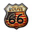 ᥫ ƥå  롼66 ROUTE66 ȥ  Sticker ɿ ֥饦