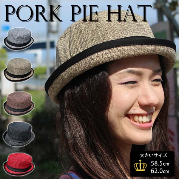 200OFFݥоݾʡۥݡѥϥå Pork Pie HAT ϥå ˹ ˽  ǥ CAP 礭...