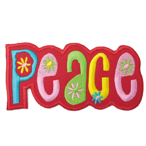 【アパレルスタッフセレクト】ワッペン アイロン PEACE レッド 平和 ピース デザイン メッセージ かわいい アップリケ わっぺん wappen アイロンで簡単貼り付け 1000円以上お買い上げでゆうパケット便送料無料 【アパレルスタッフセレクト】ワッペン アイロン PEACE レッド 平和 ピース デザイン メッセージ かわいい アップリケ わっぺん wappen アイロンで簡単貼り付け 1000円以上お買い上げでゆうパケット便送料無料