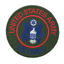 【アパレルスタッフセレクト】ワッペン アイロン ミリタリー UNITED STATES ARMY アーミー 軍物 紋章 カーキ アップリケ わっぺん wappe...