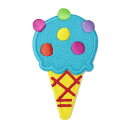 【アパレルスタッフセレクト】ワッペン アイロン ICE CREAM アイスクリーム お菓子 カラフル ブルー デザイン アップリケ わっぺん アイロンで簡単貼り...
