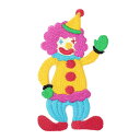 【アパレルスタッフセレクト】ワッペン アイロン ピエロ サーカス Pierrot 道化師 カラフル 大道芸 キャラクター デザイン アップリケ わっぺん アイロ...