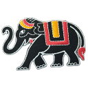 【アパレルスタッフセレクト】ワッペン アイロン 象 エレファント 動物 アジアン chang ぞう elephant デザイン アップリケ わっぺん アイロンで...