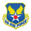 【アパレルスタッフセレクト】ワッペン アイロン US AIR FORCE 軍物 紋章 ミリタリー アップリケ わっぺん アイロンで簡単貼り付け 1000円以上お...