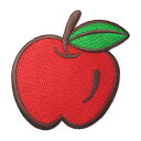 【アパレルスタッフセレクト】ワッペン アイロン アップル apple リンゴ 果物 フルーツ レッド アップリケ わっぺんwappen アイロンで簡単貼り付け 1000円以上お買い上げでゆうパケット便送料無料