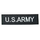 【アパレルスタッフセレクト】ワッペン アイロン US ARMY ミリタリー エンブレム 紋章 アーミー ブラック アップリケ わっぺんwappen アイロンで簡...