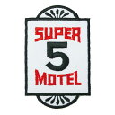 【アパレルスタッフセレクト】ワッペン アイロン SUPER MOTEL USA アメリカ ホテル アップリケ わっぺん アイロンで簡単貼り付け 1000円以上お...