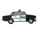 【アパレルスタッフセレクト】ワッペン アイロン パトカー ポリス 警察 POLICE 車 乗り物 アップリケ わっぺん アイロンで簡単貼り付け 1000円以上お...