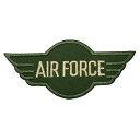 【アパレルスタッフセレクト】ワッペン アイロン AIR FORCE エアーフォース ミリタリー 紋章 アップリケ わっぺん アイロンで簡単貼り付け 1000円以...