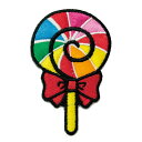 【アパレルスタッフセレクト】キャンディー カラフル かわいい あめ お菓子 デザイン ワッペン アップリケ わっぺん アイロンで簡単貼り付け 1000円以上お買...