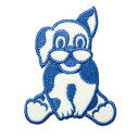 【アパレルスタッフセレクト】ワッペン アイロン ドッグ DOG 犬 キャラクター ワンちゃん 動物 アップリケ わっぺん wappen アイロンで簡単貼り付け ...
