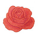 【アパレルスタッフセレクト】ワッペン アイロン 薔薇 バラ 花 レッド 植物 フラワー ローズ デザイン アップリケ わっぺん wappen アイロンで簡単貼り...