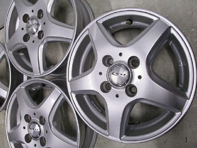 【中古ホイール 13インチ】【TOPY CLX T-5】【中古ホイール 13インチ】 装着車種ワゴンR タント ムーヴ アルト ミラ N-BOX ライフ モコ