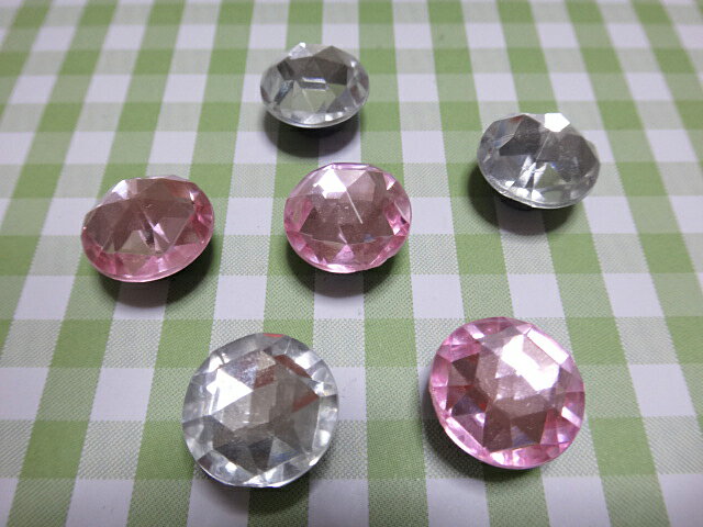 ダイヤモンドマグネットクリア＆ピンク
